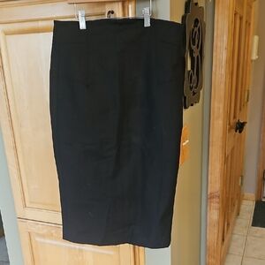 Classic Black Pencil Skirt